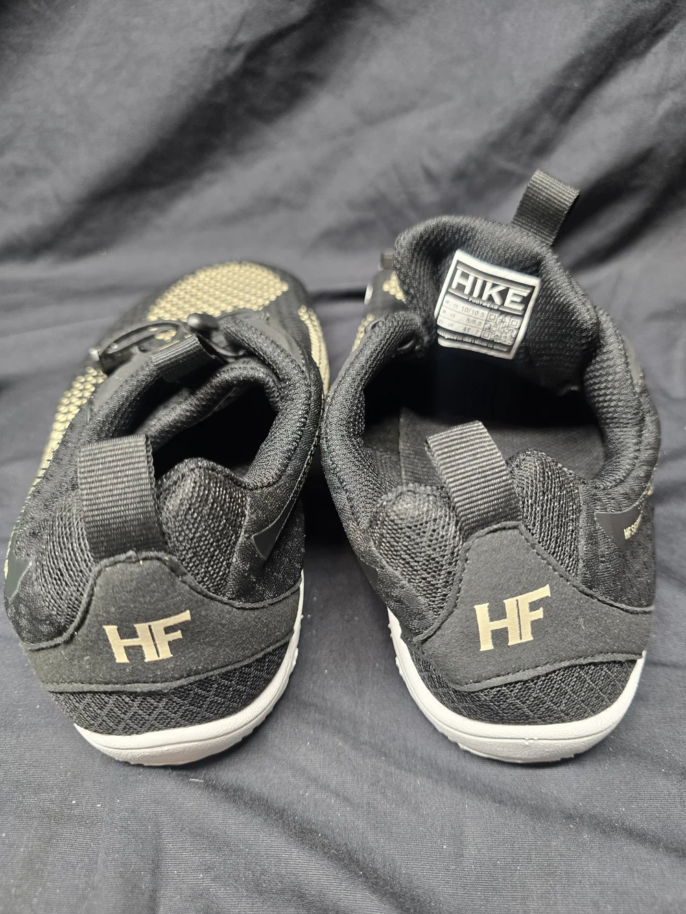 HIKE Footwear HF Stride Barefoot Sneakers Black W 10-10.5 M 8-8.5 EU 41 New